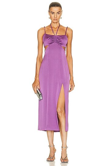 iro helina dress in purple