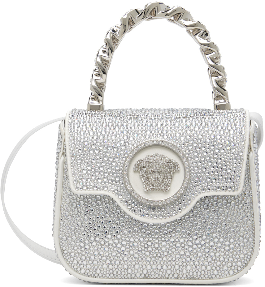 Versace White Mini 'La Medusa' Bag