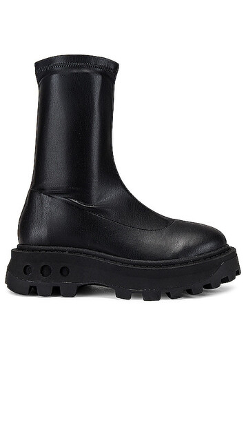 Simon Miller Vegan Leather Scrambler Boot in Black