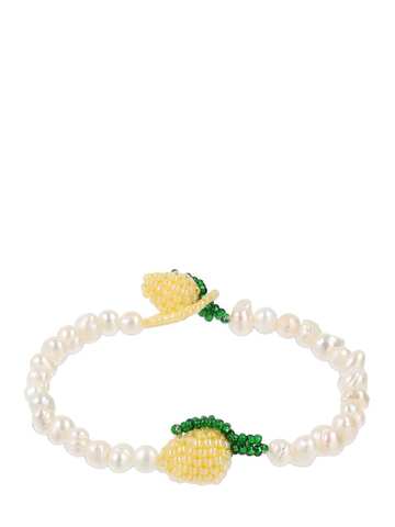 PURA UTZ Lemon Pearl Bracelet in yellow