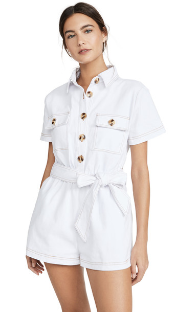 Charlie Holiday Tropez Romper in white