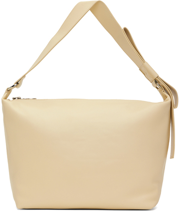 kara ssense exclusive beige xl bow pouch bag in ecru