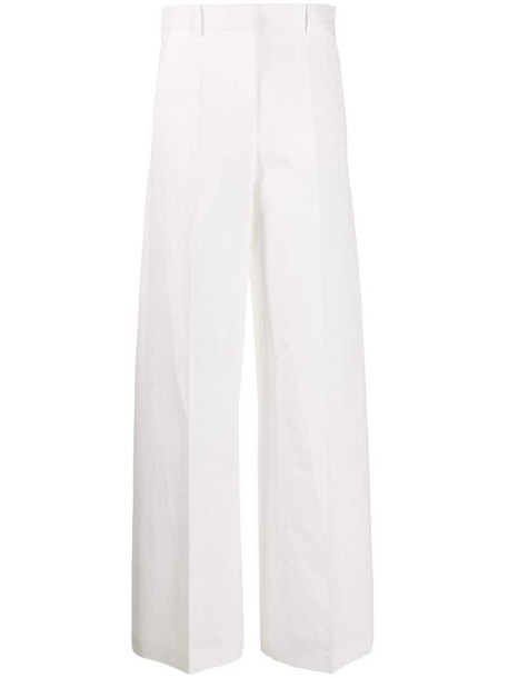 Joseph high-waisted trousers in white