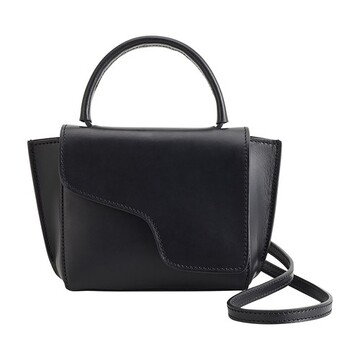 Atp Atelier Montalcino leather mini handbag in black
