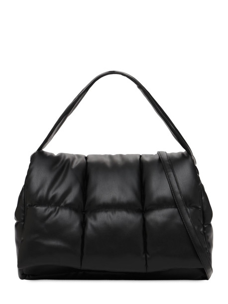 STAND STUDIO Wanda Quilted Faux Leather Bag in black