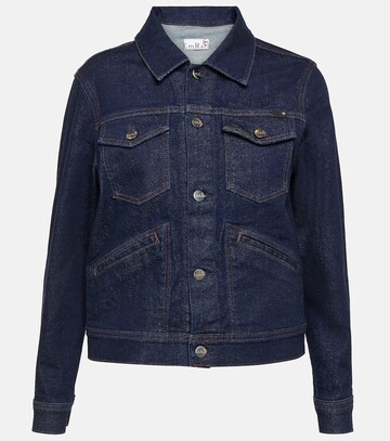 ag jeans x emrata jerrie denim jacket in blue