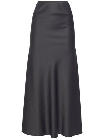 MAISON MARGIELA Enver Satin Midi Skirt in black