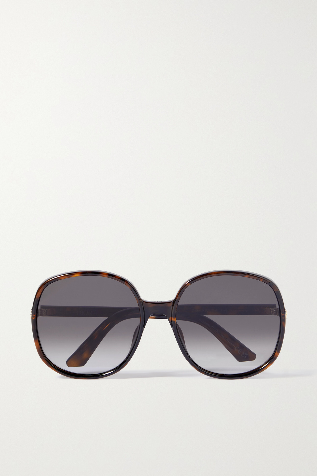 DIOR Eyewear - Doll Oversized Square-frame Tortoiseshell Acetate Sunglasses - Black