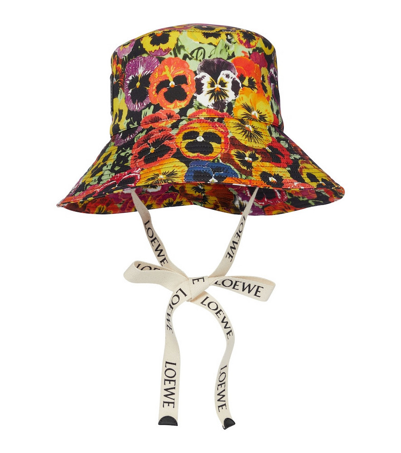 LOEWE Paula's Ibiza floral cotton bucket hat