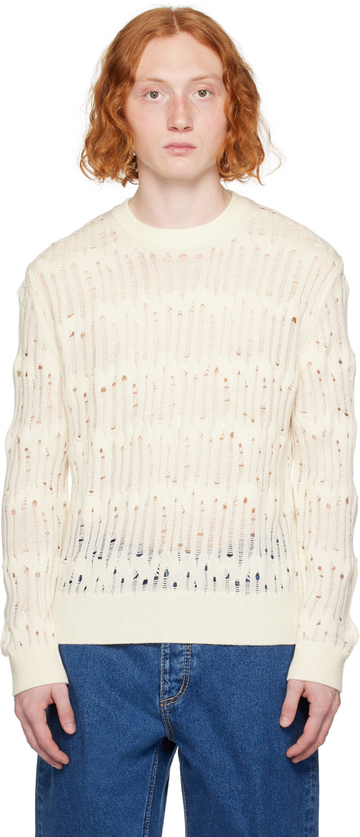 eytys off-white vico sweater in ivory