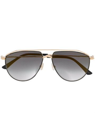 Jimmy Choo Eyewear Lexs aviator-frame sunglasses in gold