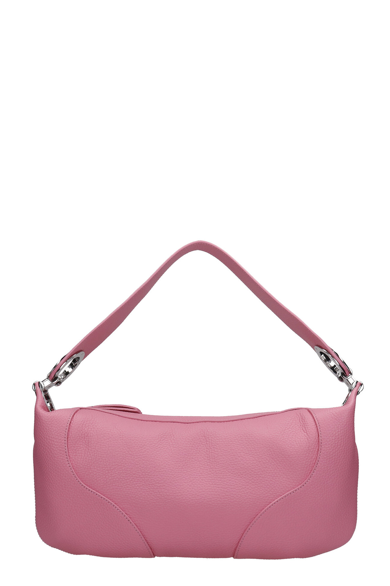 BY FAR Shoulder Bag In Rose-pink Leather