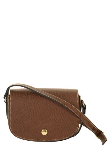 Longchamp épure - Leather Shoulder Bag in brown