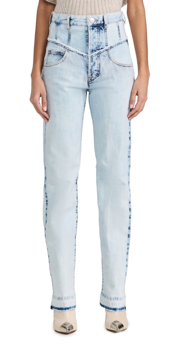 isabel marant noemie jeans light blue 36