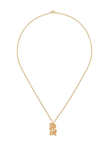 LOVENESS LEE rabbit Chinese zodiac necklace in gold