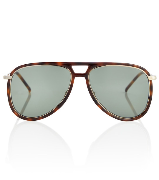 Saint Laurent Aviator sunglasses in brown