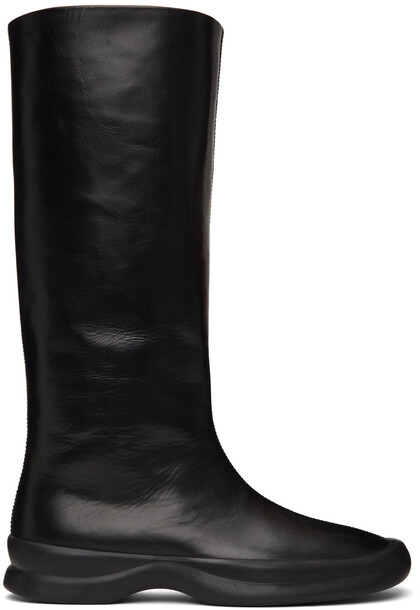 The Row Town Tall Boots in black