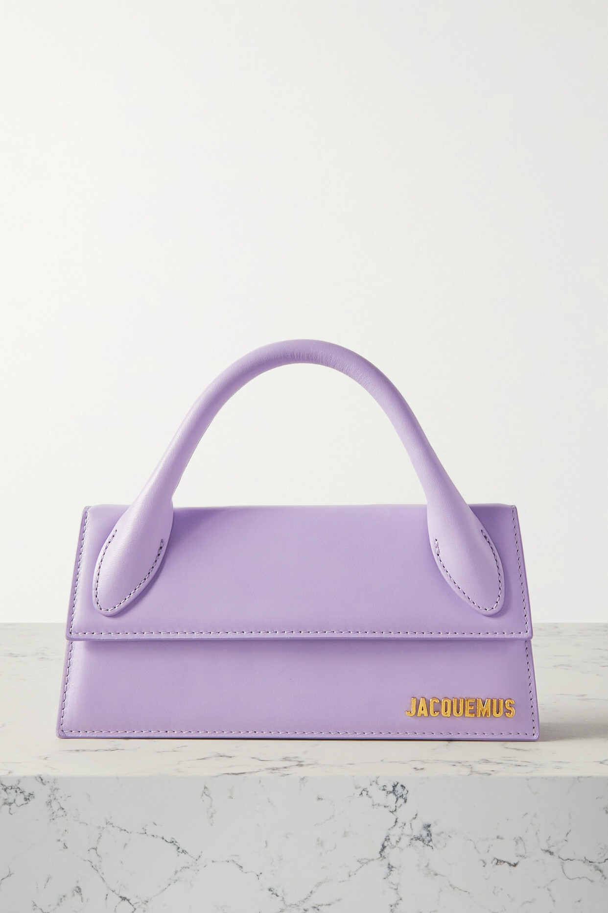 Jacquemus - Le Chiquito Long Leather Tote - Purple