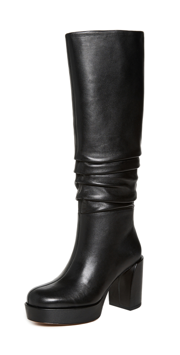 3.1 Phillip Lim Naomi 90mm Platform Slouchy Boots in black