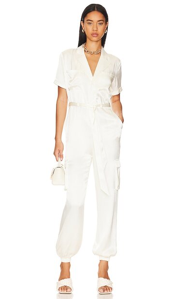 lovers and friends frida jumpsuit in white