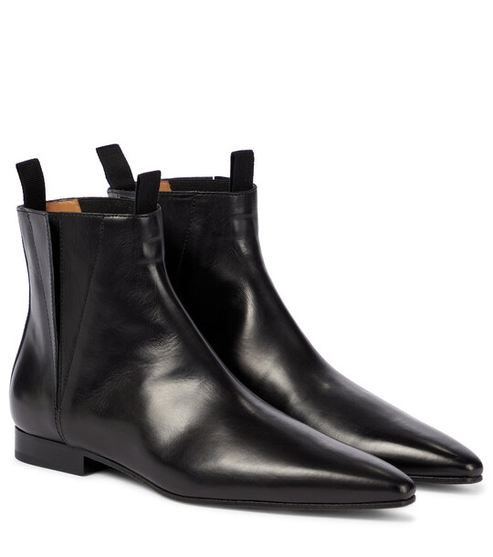 Maison Margiela Leather Chelsea boots in black