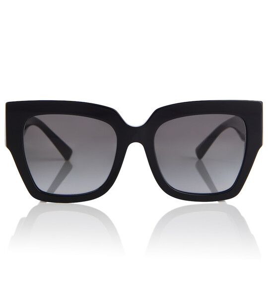 Valentino VLOGO oversized square sunglasses in black