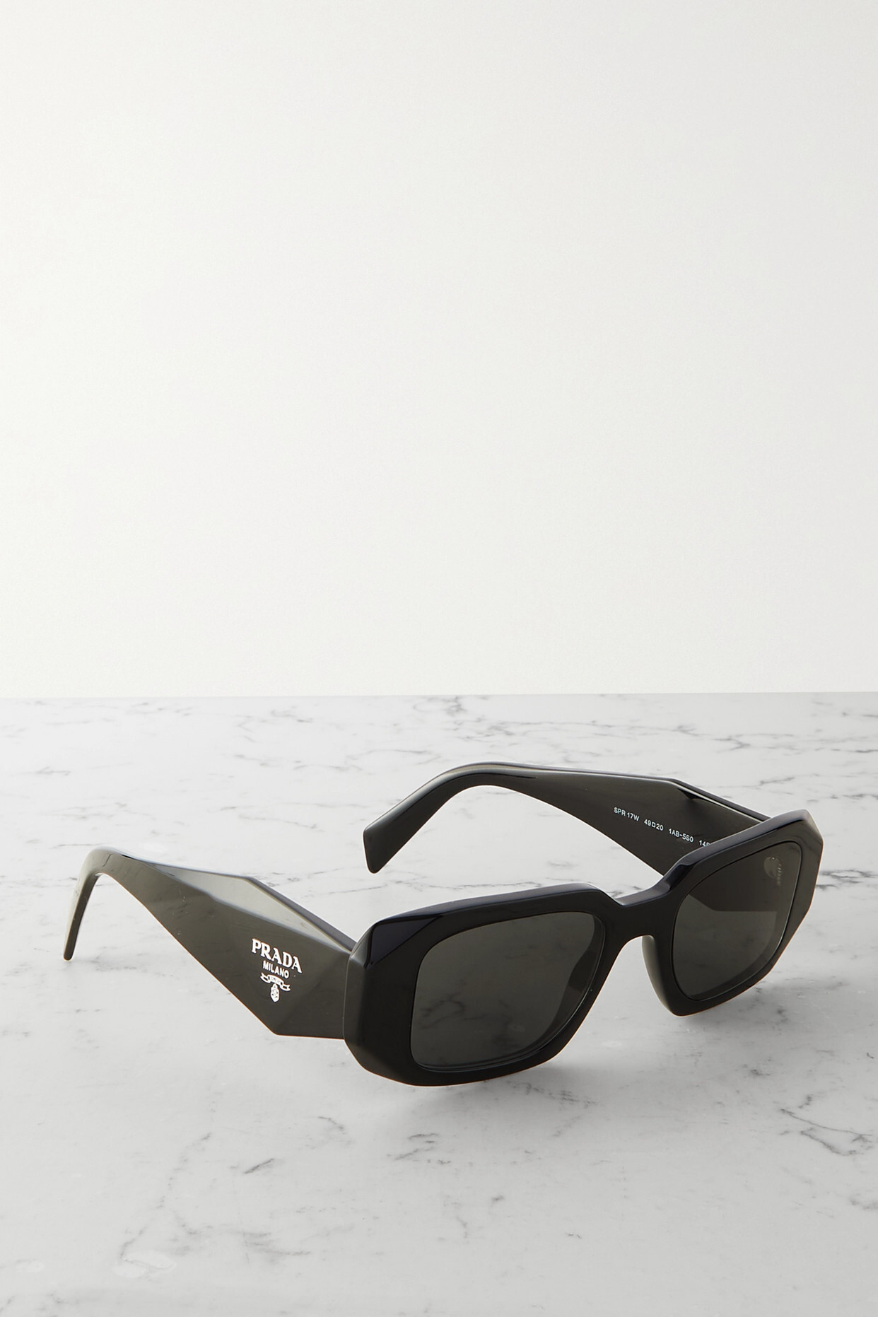 PRADA EYEWEAR - Square-frame Acetate Sunglasses - Black