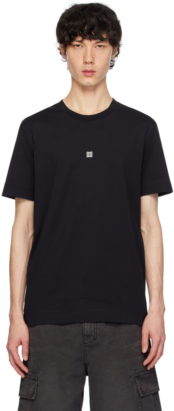 givenchy black embroidered t-shirt