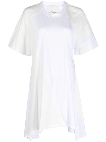 3.1 phillip lim asymmetric t-shirt dress - white
