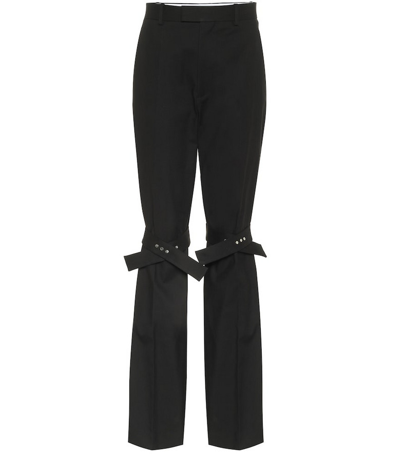 Bottega Veneta High-rise stretch pants in black