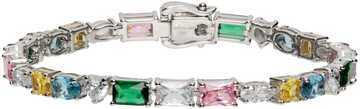 Hatton Labs Multicolor 'La Croisette' Tennis Bracelet in silver