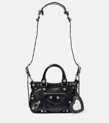 Balenciaga Neo Cagole XS leather tote bag in black
