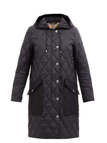 burberry - roxby quilted nylon-canvas coat - womens - black