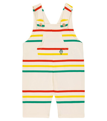 The Animals Observatory Baby Mammoth cotton overalls in white