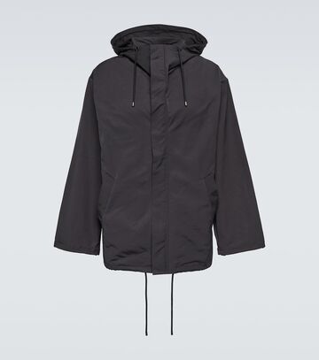 auralee high density blouson jacket in black