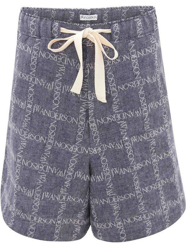 JW Anderson OVERSIZED SHORTS in blue