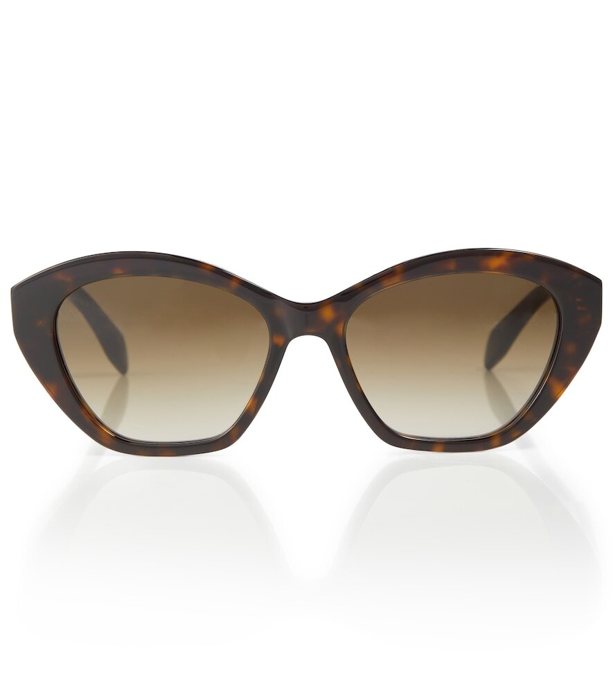 Alexander McQueen Cat-eye sunglasses in brown