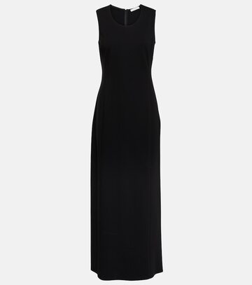 the row jersey maxi dress in black