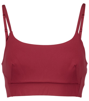 roland mouret rm body althea cutout sports bra in red