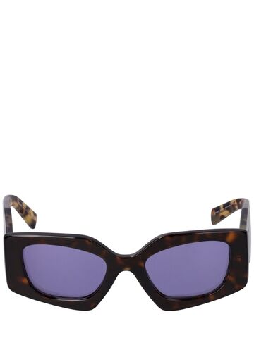 PRADA Symbole Evolution Squared Sunglasses in violet