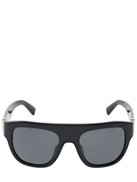 DOLCE & GABBANA Bold Black Squared Acetate Sunglasses