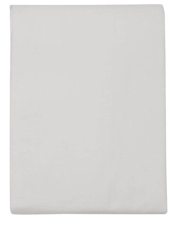 TEKLA Cotton Percale Flat Bedsheet in white