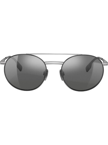 Burberry Eyewear aviator frame sunglasses in metallic