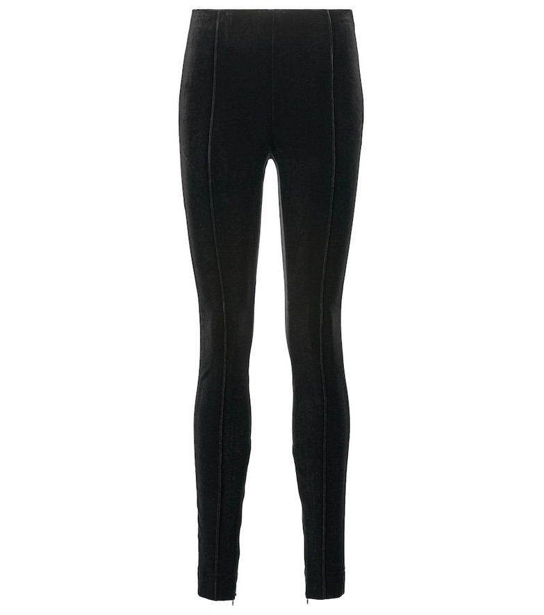 Polo Ralph Lauren Velvet leggings in black