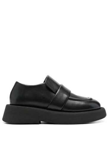 marsèll slip-on leather loafers - black