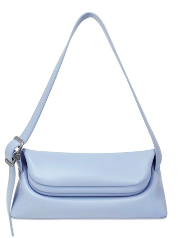 OSOI Folder Brot Leather Shoulder Bag in blue