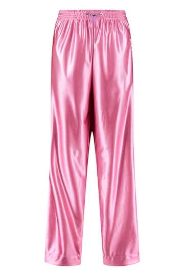 Khrisjoy Satin Trousers in pink
