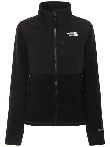 the north face denali jacket in black