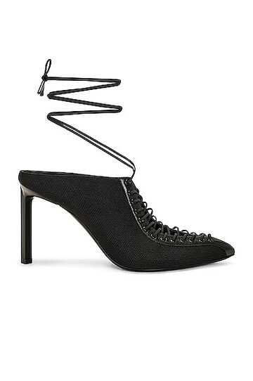 givenchy show lace up mule in black