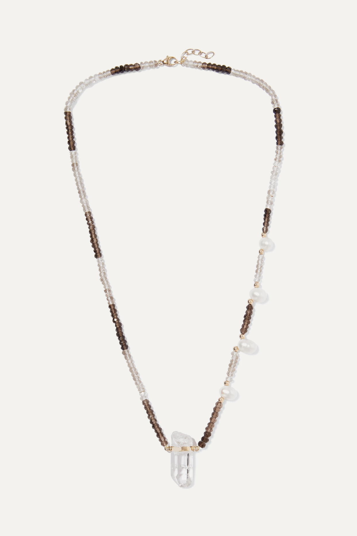 Harris Zhu - 14-karat Gold Multi-stone Necklace - one size